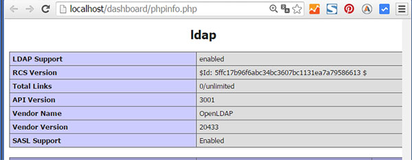 xampp oci_connect php_ldap